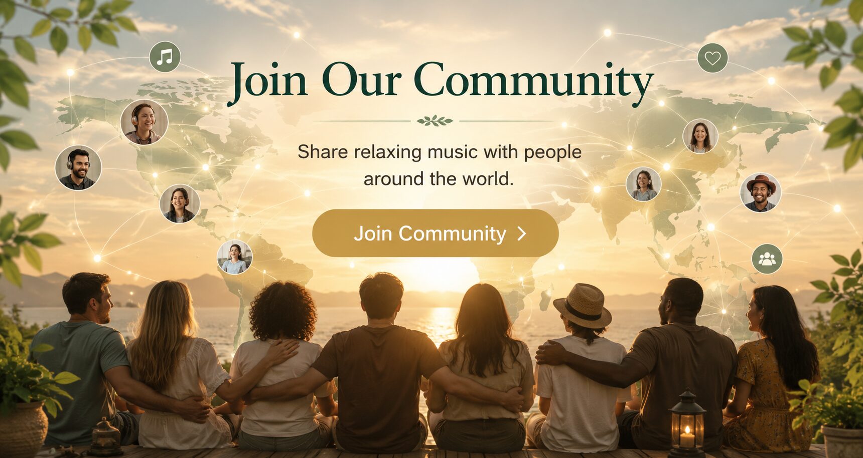 Join the BODYCARE.LINK relaxing music community