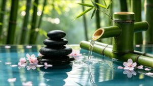 Relaxing Piano with Gentle Water Sounds🌿 Healing Music, Sleep Music, Spa Music｜自然流水聲 療癒鋼琴純音樂 睡眠音樂