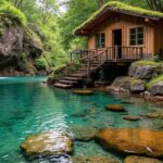 4K Soothing Relaxing Music & Water Sounds ♪ Peace of Mind, Stress Relief 🌿 Stop Overthinking & Sleep