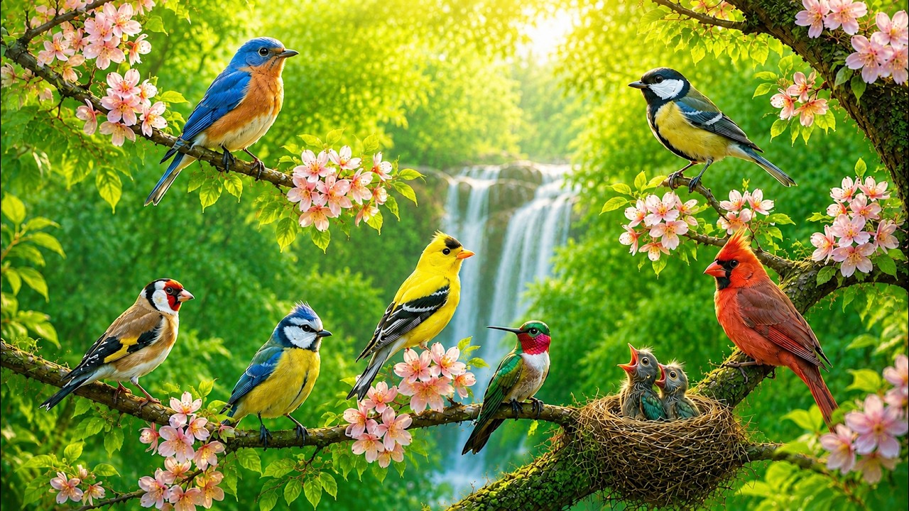 🕊️ Peaceful Birdsong 🌿 Soft Piano Music 🎹 Study Music for Deep Focus, Calm Mind and Inner Peace