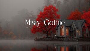 Dark Autumn Gothic Reading Nook ~ Dark Academia Music for Cenllo Study and Focus Relaxing