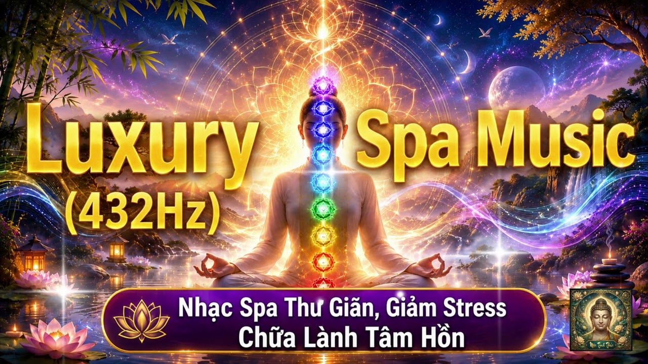 Luxury Spa Music (432Hz) | Nhạc Spa Thư Giãn, Giảm Stress, Chữa Lành Tâm Hồn.