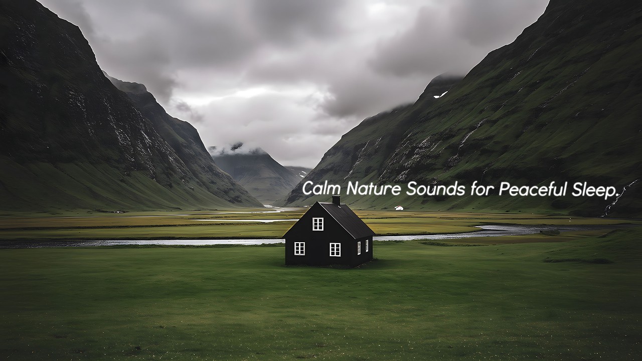 Calm Nature Sounds for Relaxation & Peaceful Sleep🌿 The Black House in the Green Valley