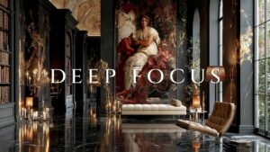 Study Music for Deep Concentration | 432Hz Felt Piano in a Candlelit Marble Gallery
