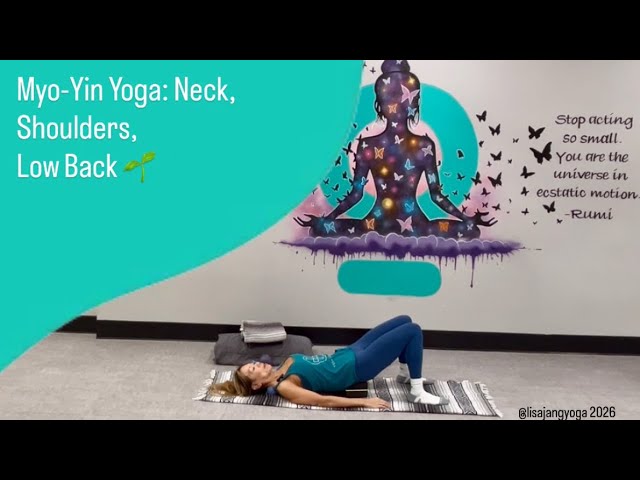 Yin Yoga & Myofascial Release for Neck, Shoulders & Back | Full Spine Reset 🧘‍♀️