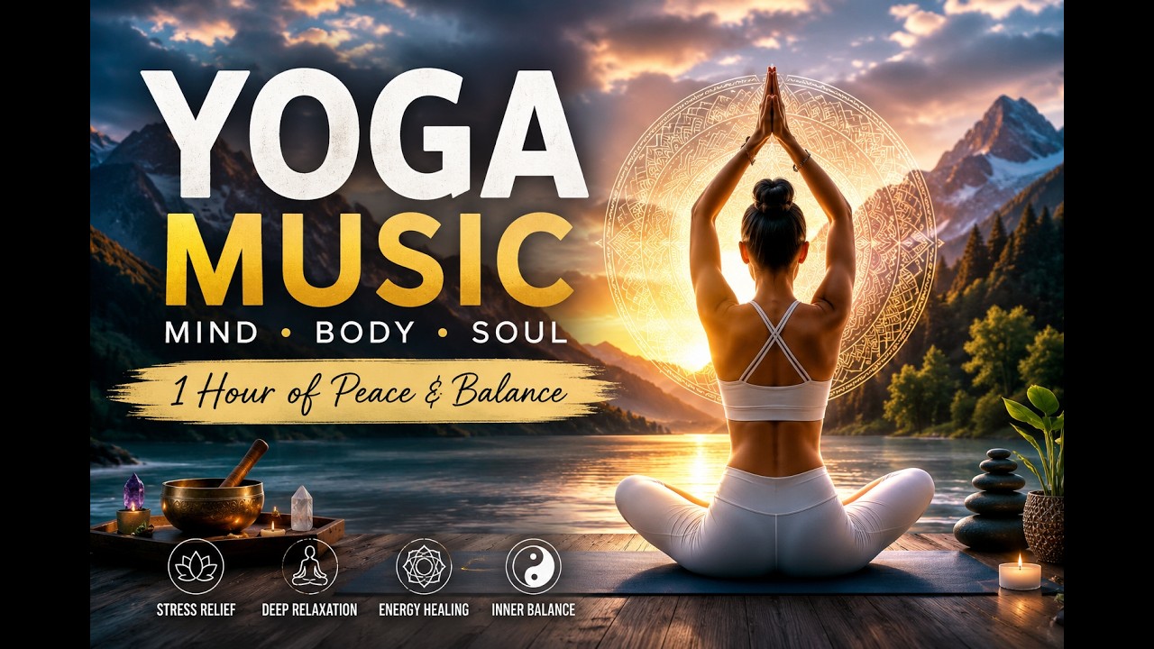 🧘 The Perfect Yoga Music Vol. 1 | Relax Your Mind, Body & Soul (1 Hour)