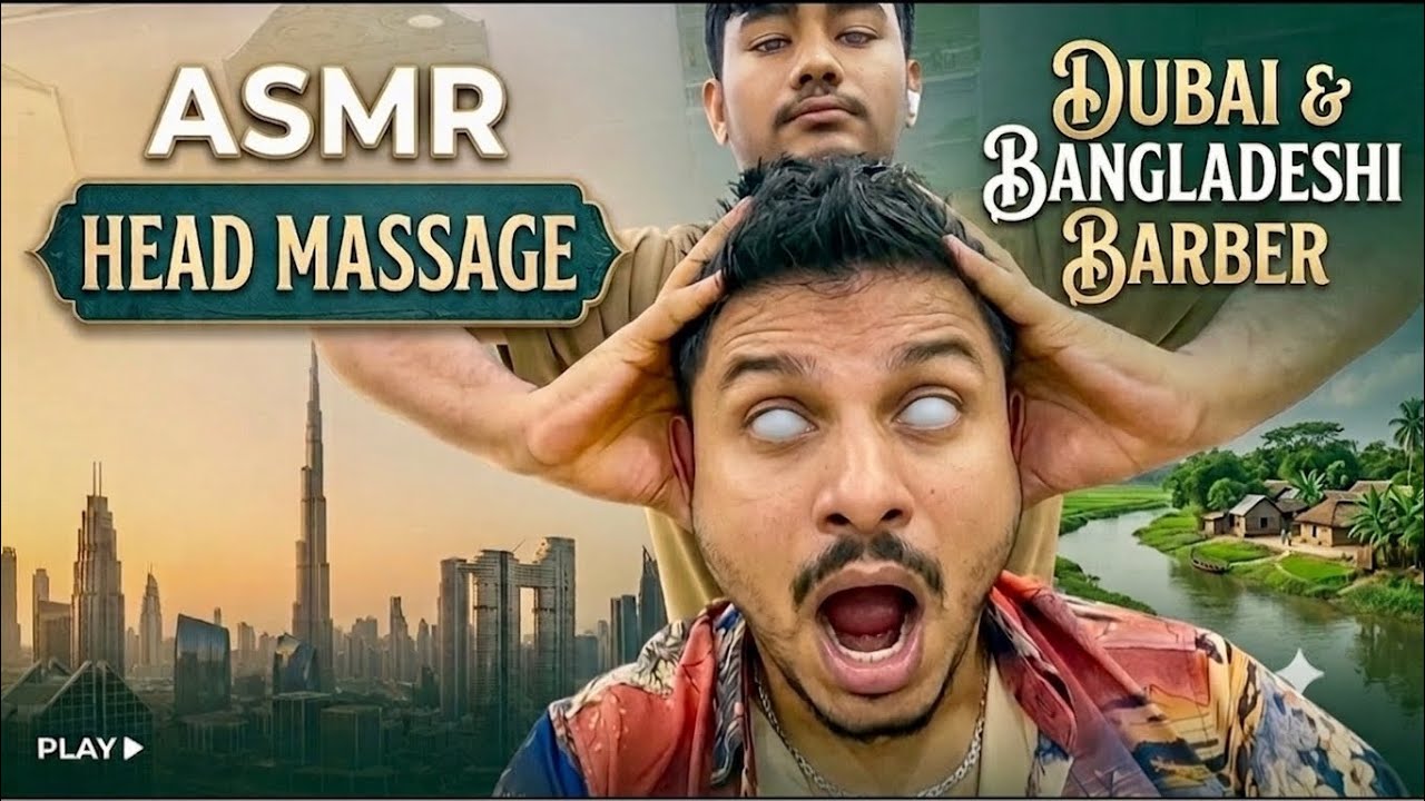 😱 ASMR | Anik’s SUPER Relaxing Head Massage in Dubai 🇦🇪 | I Nearly Fell Asleep! 🫠💆‍♂️