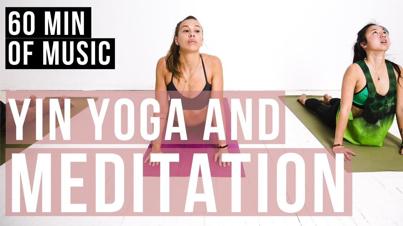 Yin Yoga Music with Ocean Sounds | 60 Min Savasana, Meditation Music for Anxiety