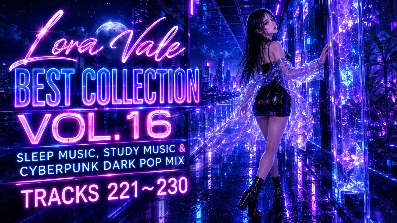 Sleep Music, Study Music & Cyberpunk Dark Pop Mix Tracks 221-230 Lora Vale Best Collection Vol.16