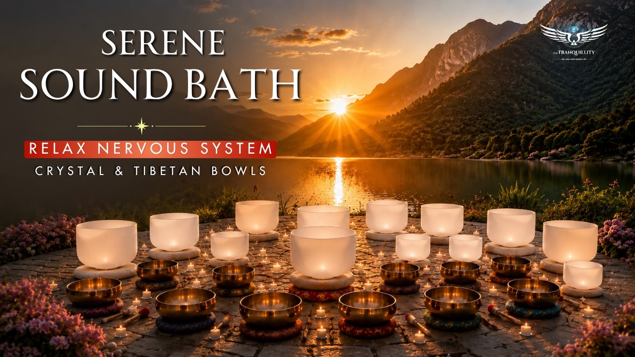 Deep HEALING Music | Crystal & Tibetan Singing Bowls for RELAXATION, Sleep & Stress Relief