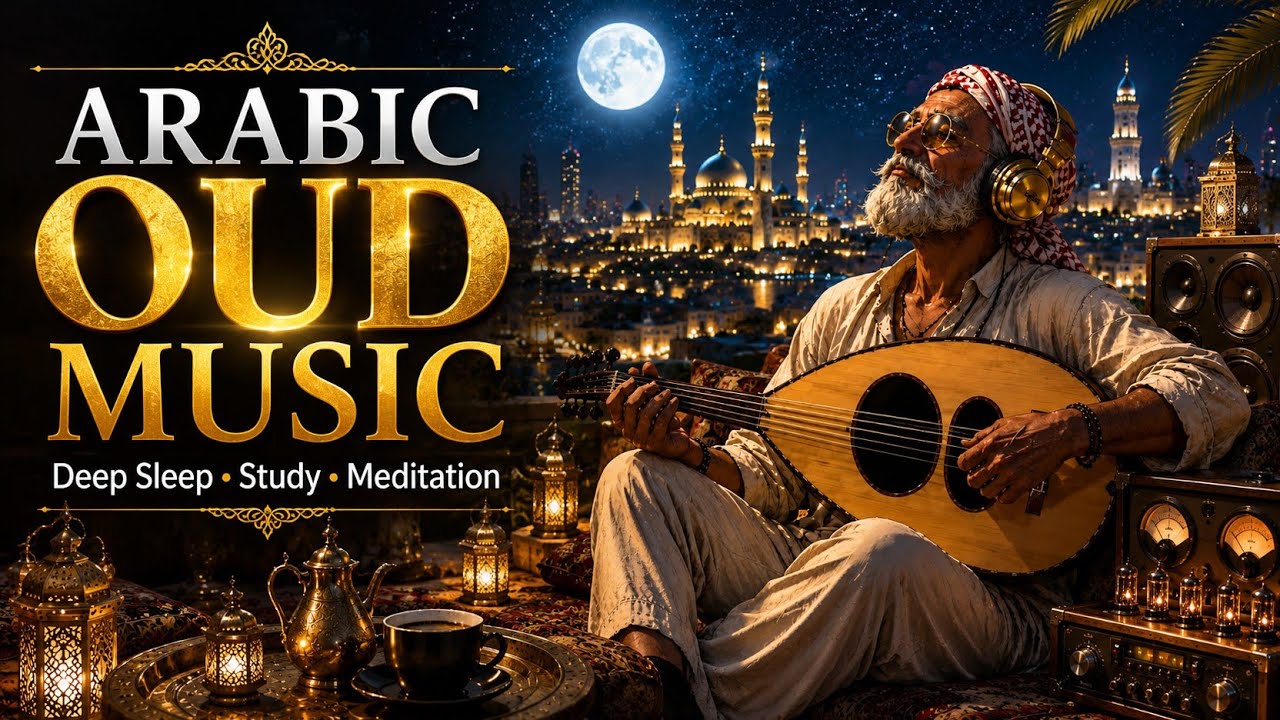 Arabic Oud Music | Arabian Night Instrumental for Deep Sleep, Study, Meditation & Relaxation