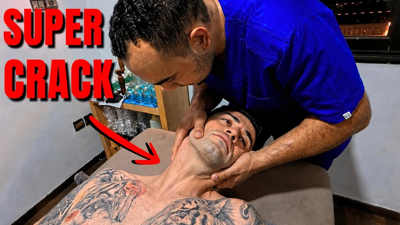 LOUDEST CRACK EVER! 😰 STRONG Chiropractic Adjustment by Mohammed