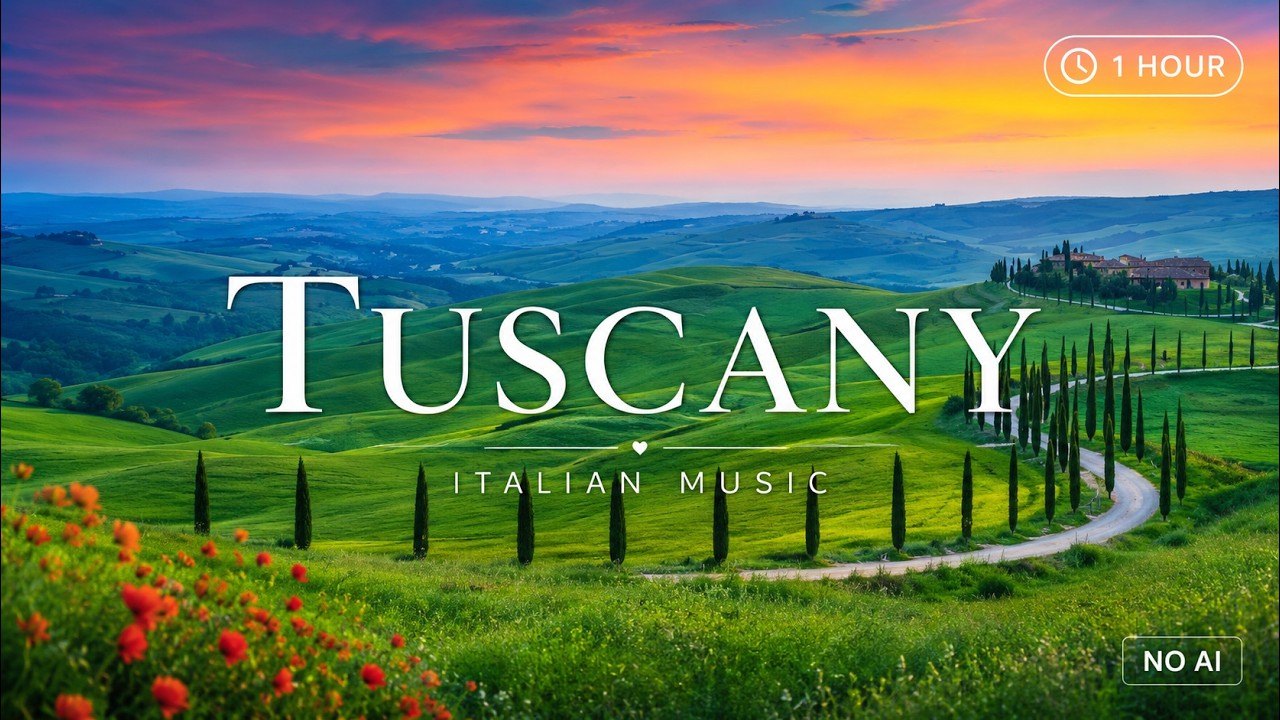 Escape to Tuscany 🇮🇹 | Peaceful Italian Music for Relaxation, Study, Work & Sleep