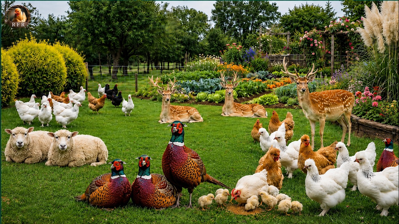 Calming Nature Sounds — Peaceful Farm Life, Countryside Ambience and Relaxing Animal Sounds