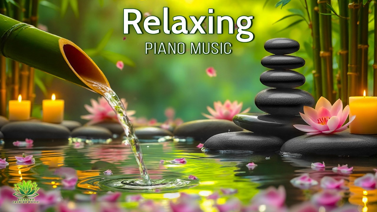 Healing Spa Music with Water Flow 🌿 Relaxing Meditation Music for Stress Relief, Mind & Body
