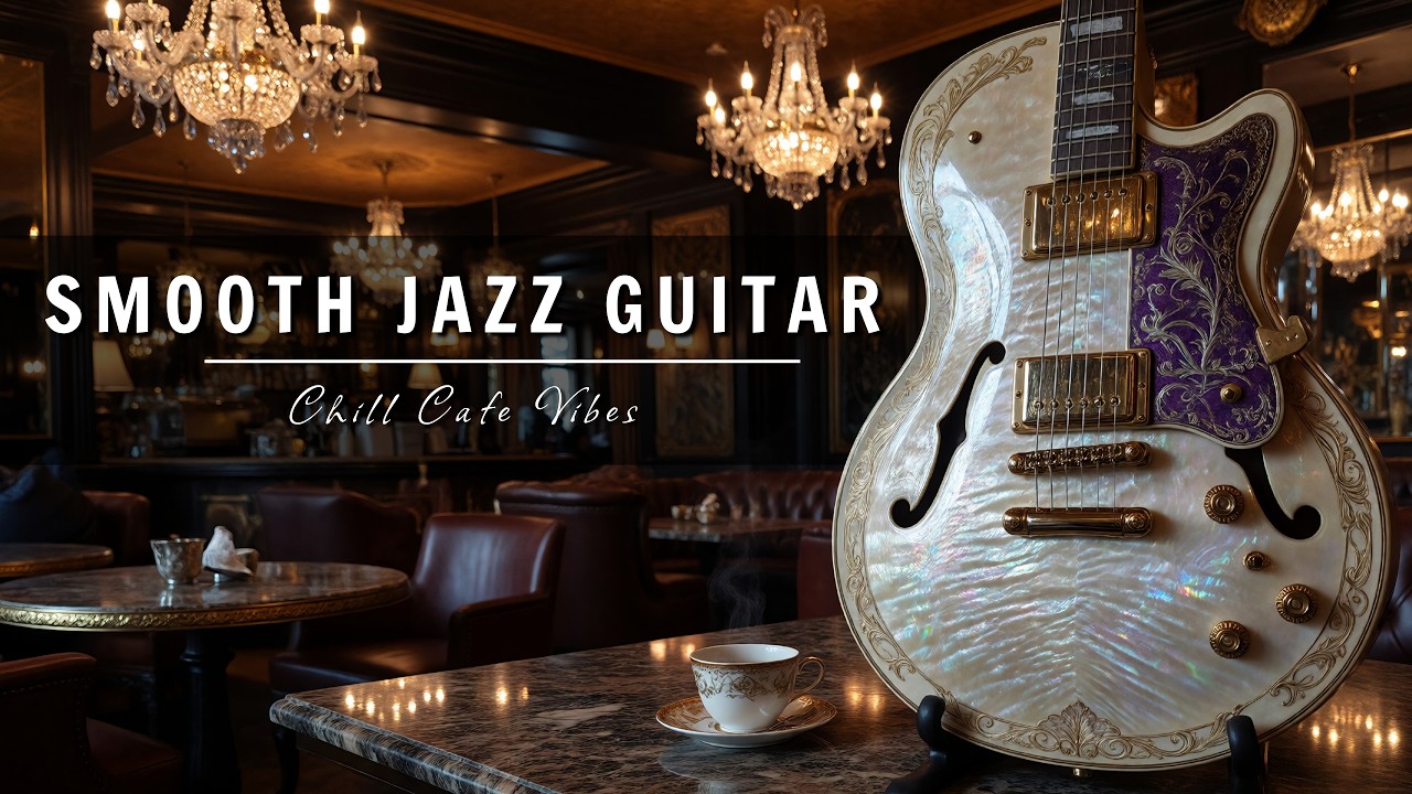 Smooth Jazz Guitar Cafe – Laid-Back Vibes | Perfect Relaxing Music for Study, Work & Chill