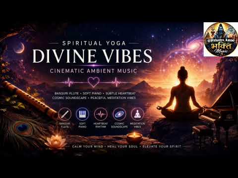 Divine Spiritual Yoga Music | Bansuri Flute Meditation & Cosmic Peace Vibes | Relaxing Healing Music