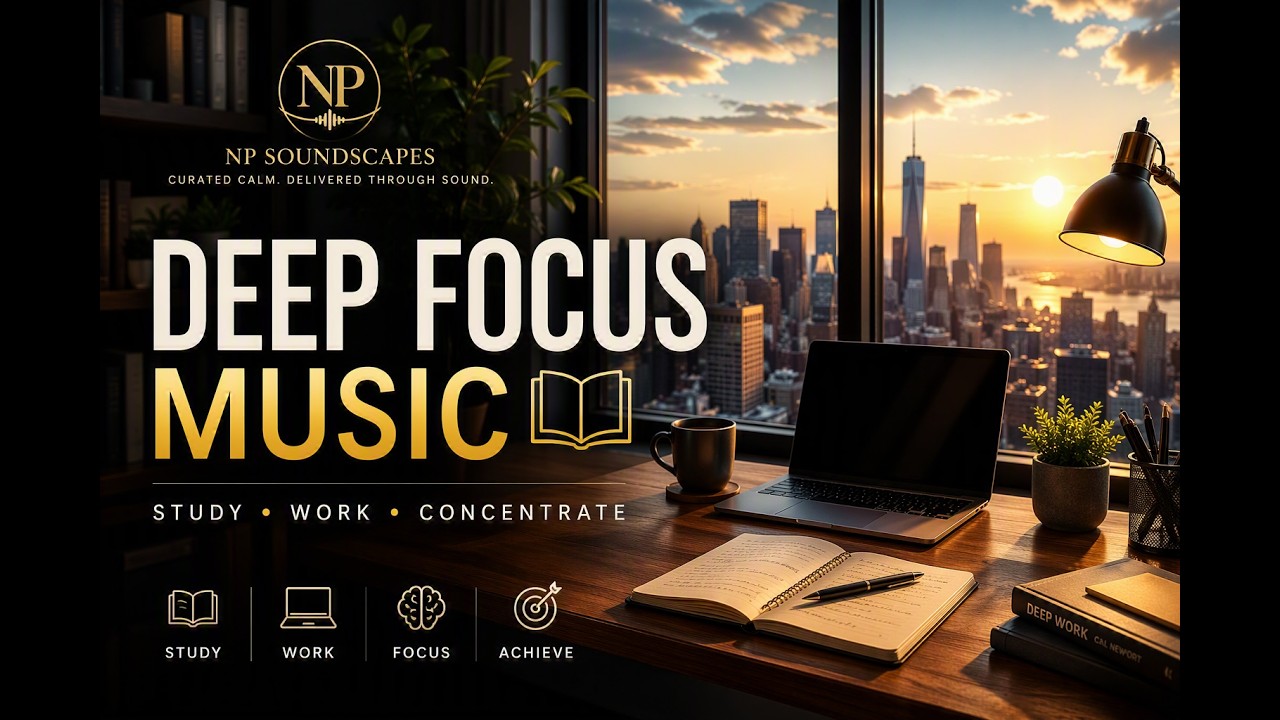 Deep Focus Music 📚 | Ambient Instrumental for Studying, Work & Concentration