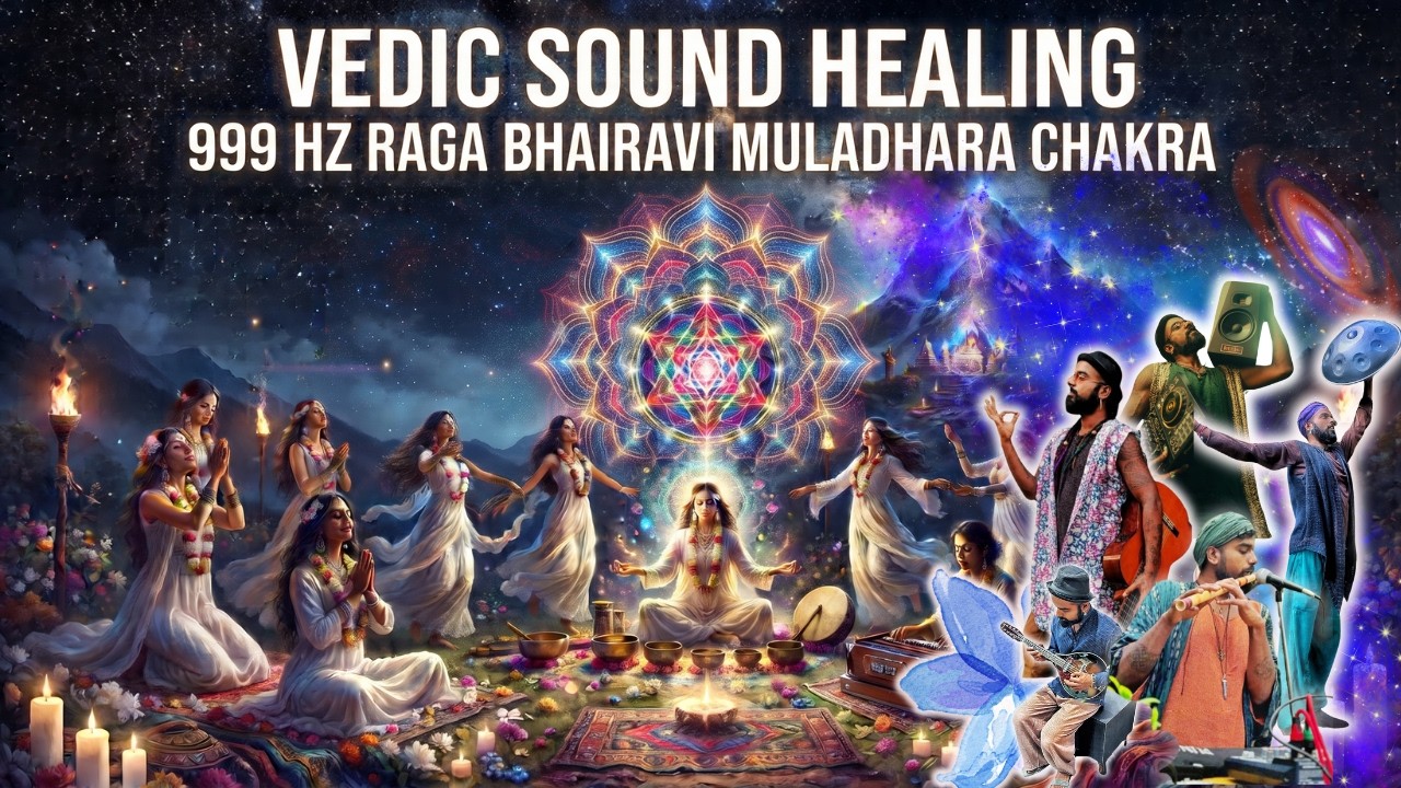 Vedic Sound Healing 999 Hz | Relaxing Indian Classical | Meditation & Yoga Music | Raga Bhairavi