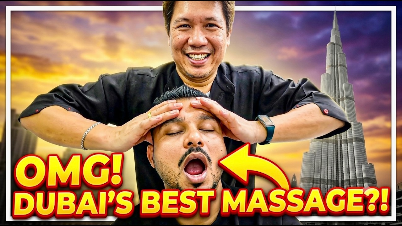 🤯 ASMR | Is This the BEST Filipino Deep Tissue Massage in Dubai? 🇵🇭🇦🇪 My Pain Disappeared! 💫