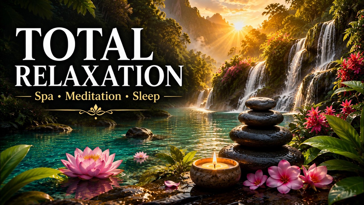 Calm Your Mind and Sleep Deeply | Relaxing Spa Music, Meditation and Nature Sounds