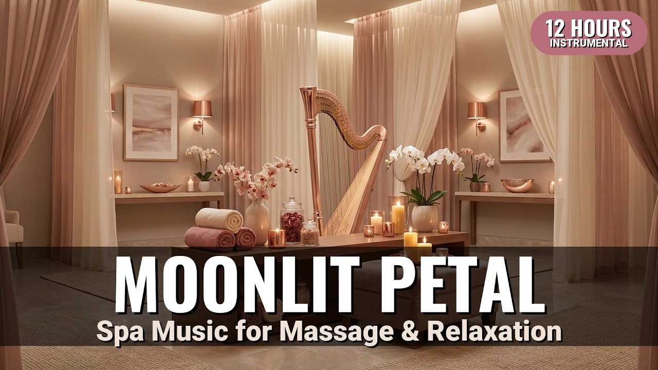Moonlit Petal | 12 Hours Spa Music for Massage, Beauty Salons & Deep Relaxation
