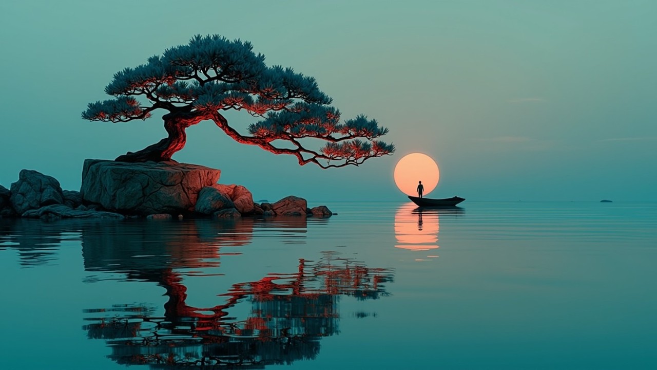 Calming Bamboo Sound And Yoga Music For Inner Peace With Relaxing Nature Sounds For Deep Zen State
