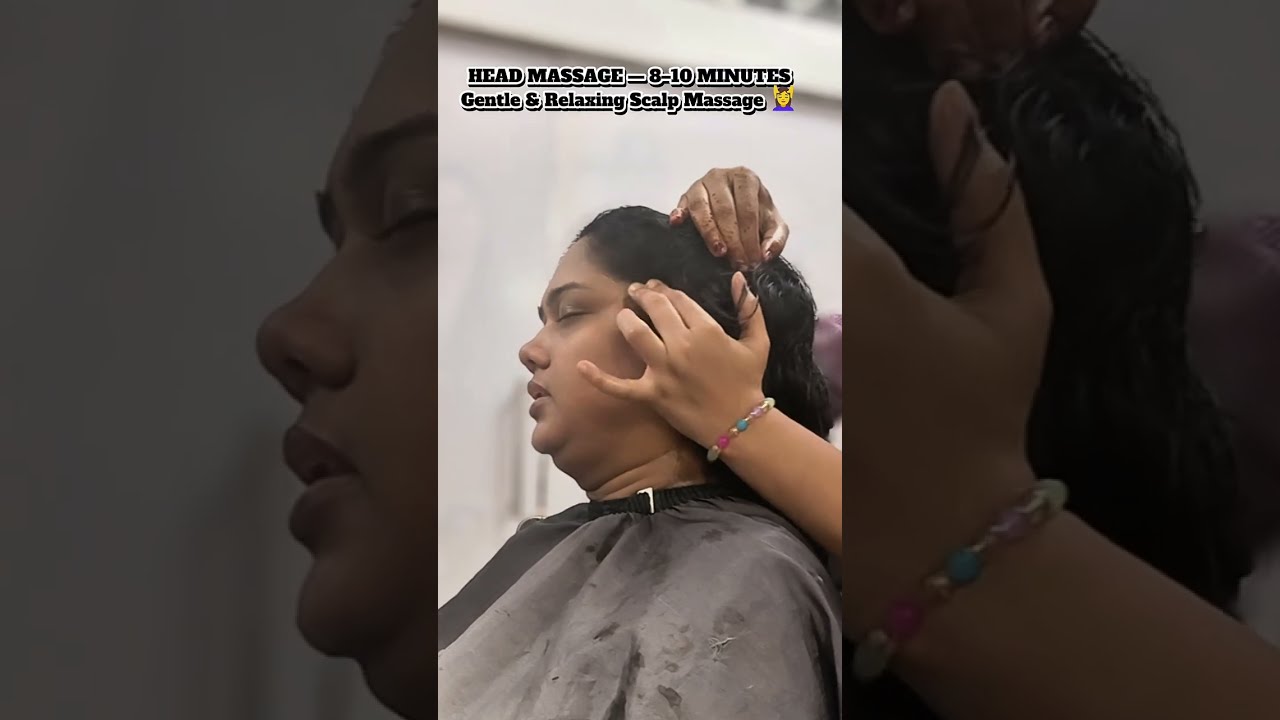 💆💊Head Massage with Hair Gel Capsule💊 | Relaxing ✨#HandMassage #RelaxingMassage #BeautyTips