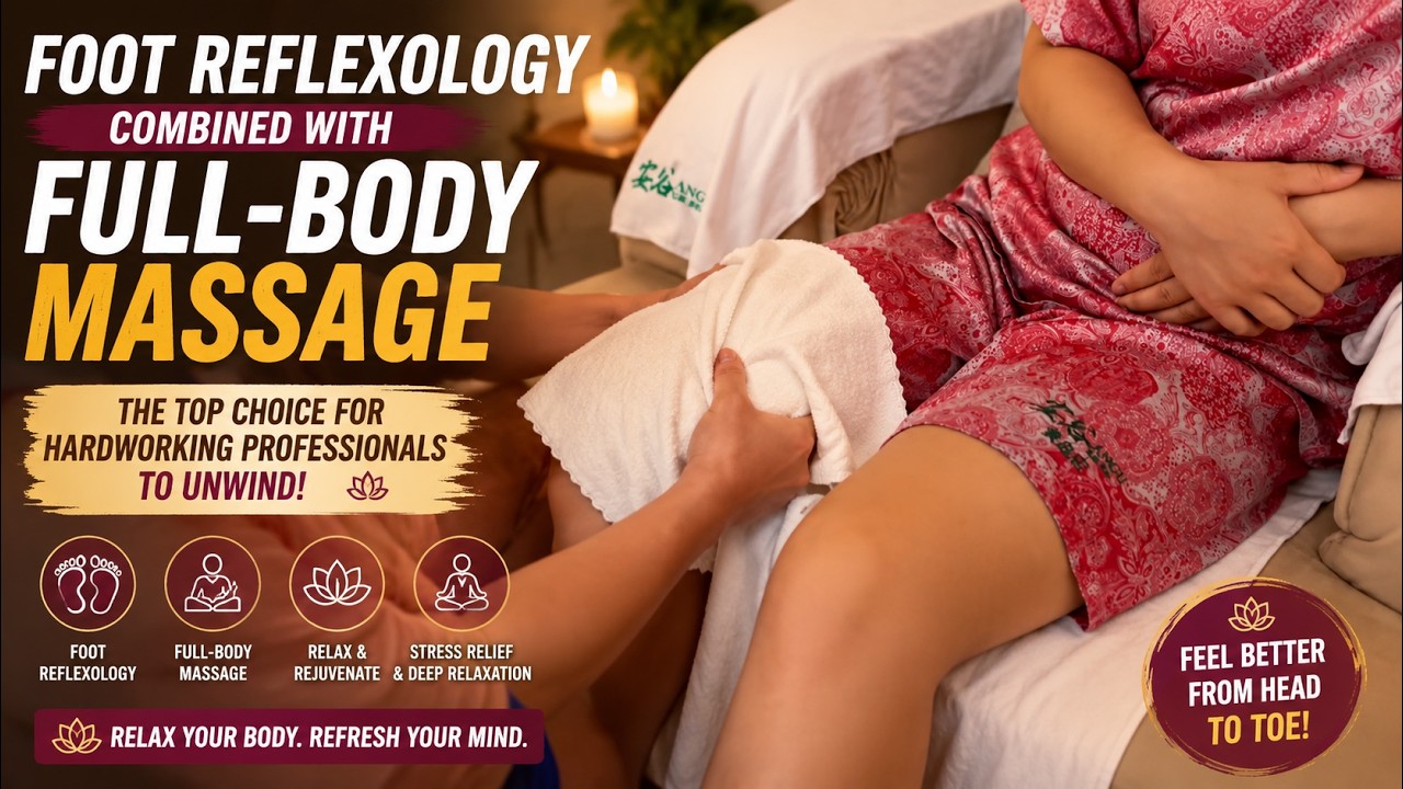 Foot Reflexology & Full-Body Massage | Ultimate Relaxation After a Long Day