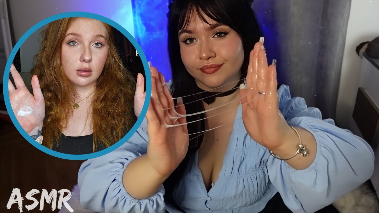 Lotion Massage ♡ ASMR (hand sounds, lotion sounds for sleep) feat @kitsyasmr