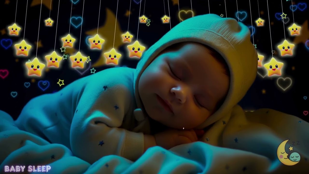 Mozart & Brahms Lullaby 🎶 Baby Sleep Music 🌙 Beautiful Bedtime Music for Peaceful Deep Sleep