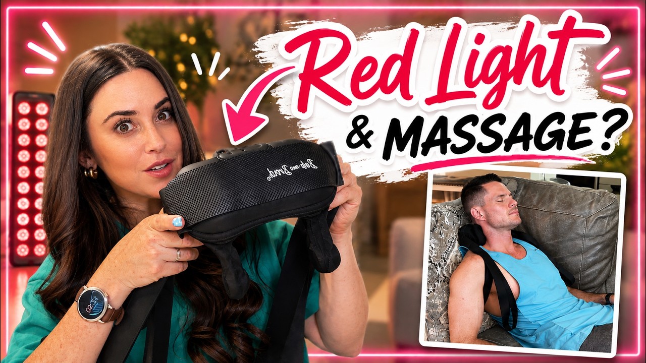 A Neck Massager With Red Light?! I Had to Try It!