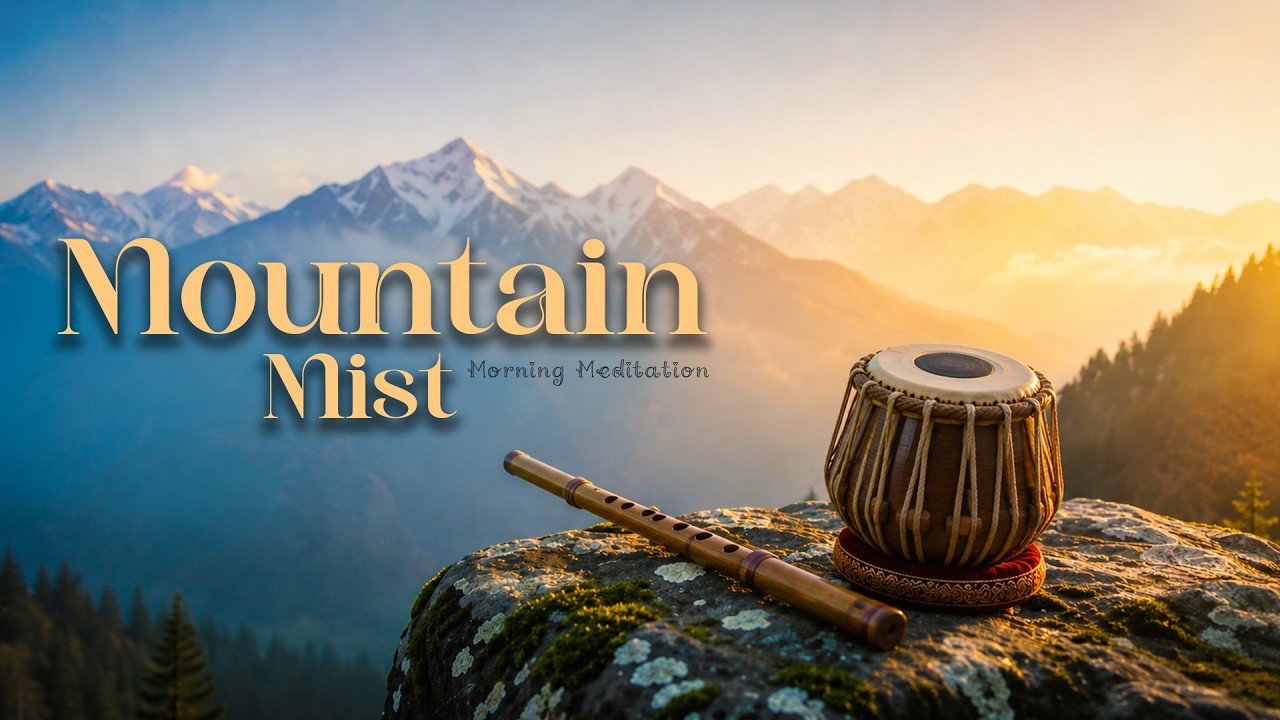 Mountain Mist: Soothing Flute & Tabla | Deep Meditation & Yoga Music