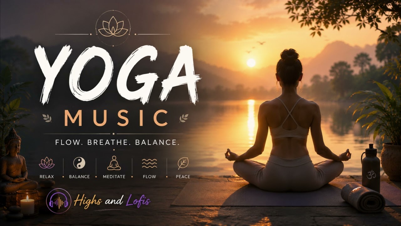 Yoga Music 🧘‍♀️ | Relaxing Lofi Beats for Yoga, Meditation & Inner Peace | Highs and Lofis