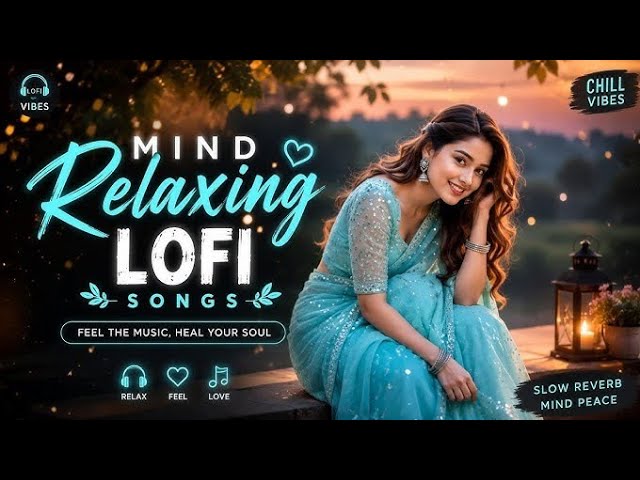 Mind Relaxing Music 🌙 🎧 Stress Relief, Deep Sleep & Calm Vibes | Peaceful Lofi Music 2026