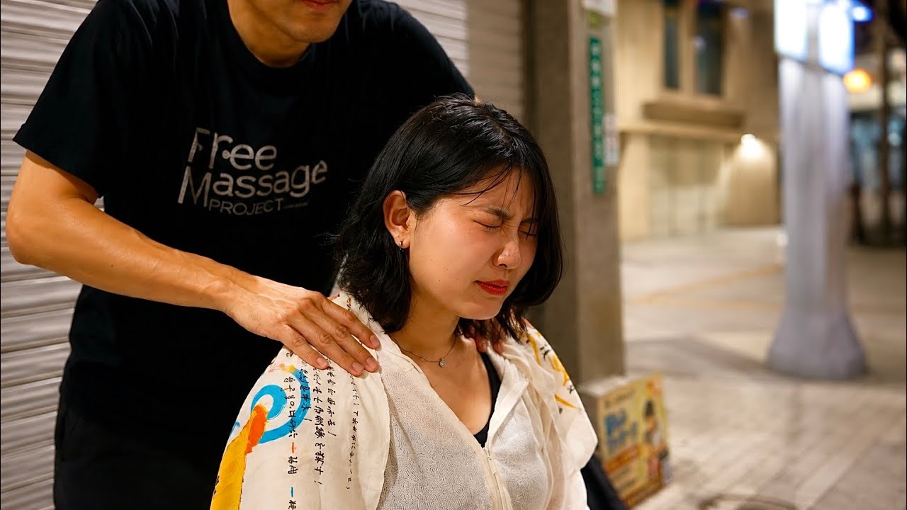 【Level 5】若い女性の肩はガチガチ…なんでこんなに硬い肩なんだろう| 肩もみマッサージ