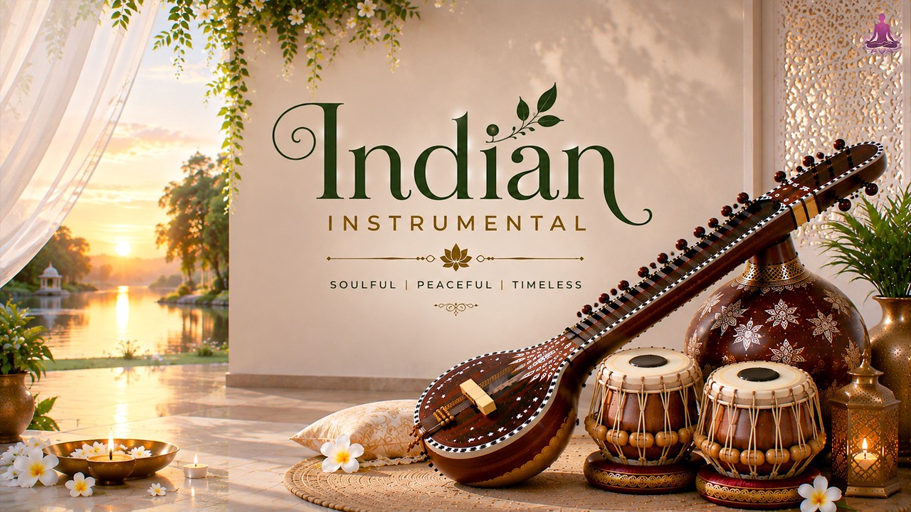 Relaxing Indian Instrumental Music 🪷 | Soulful Sitar & Tabla for Meditation, Yoga & Inner Peace