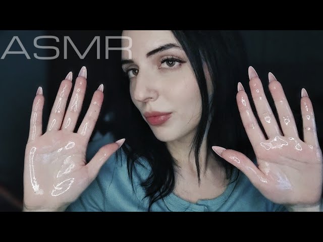 ASMR Oil Hand Massage 🖤 No Talking | Relaxing Hand Sounds