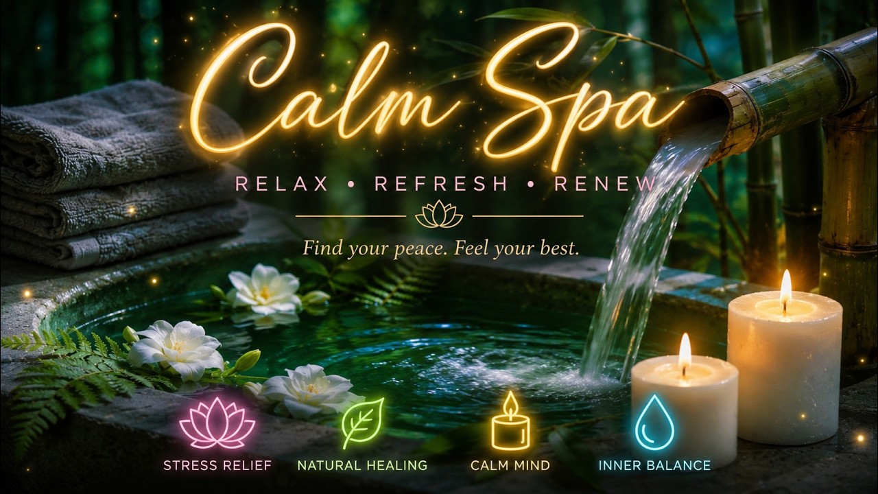 Deep Calm Spa Music 🌲 Relax Deeply and Sleep in Peace,Insomnia Relief ,Yoga & Gentle Stretching 2