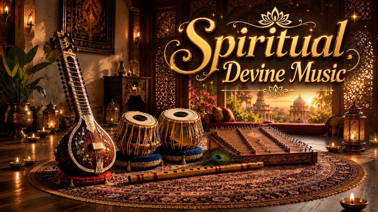 Deep Meditation Music 🕉️ Soothing Sitar & Flute | Spiritual Relaxation, Healing & Inner Peace