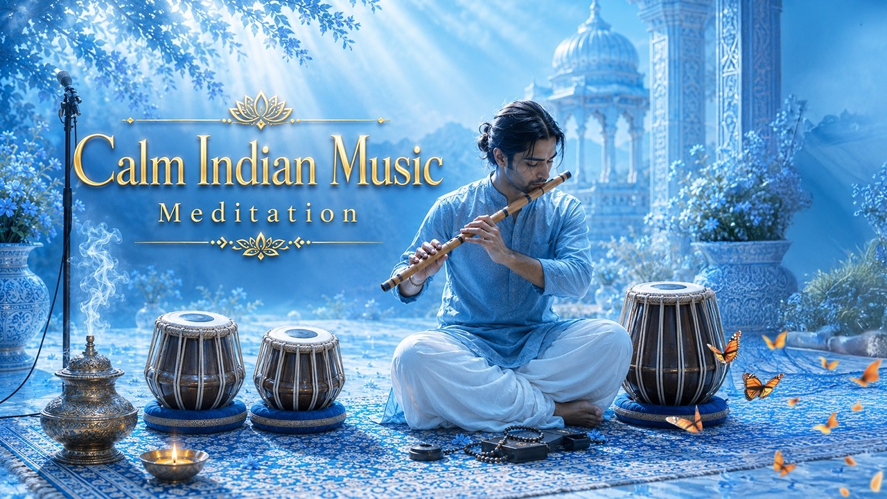 🌿 Calm Indian Music Meditation, Sleep, Study & Relaxation #SleepMusic #StudyMusic #RelaxingMusic
