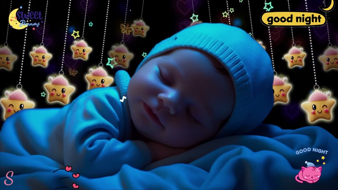 Gentle Baby Sleep Music | Sleep Instantly in 3 Minutes 🌙 Mozart & Brahms Lullaby
