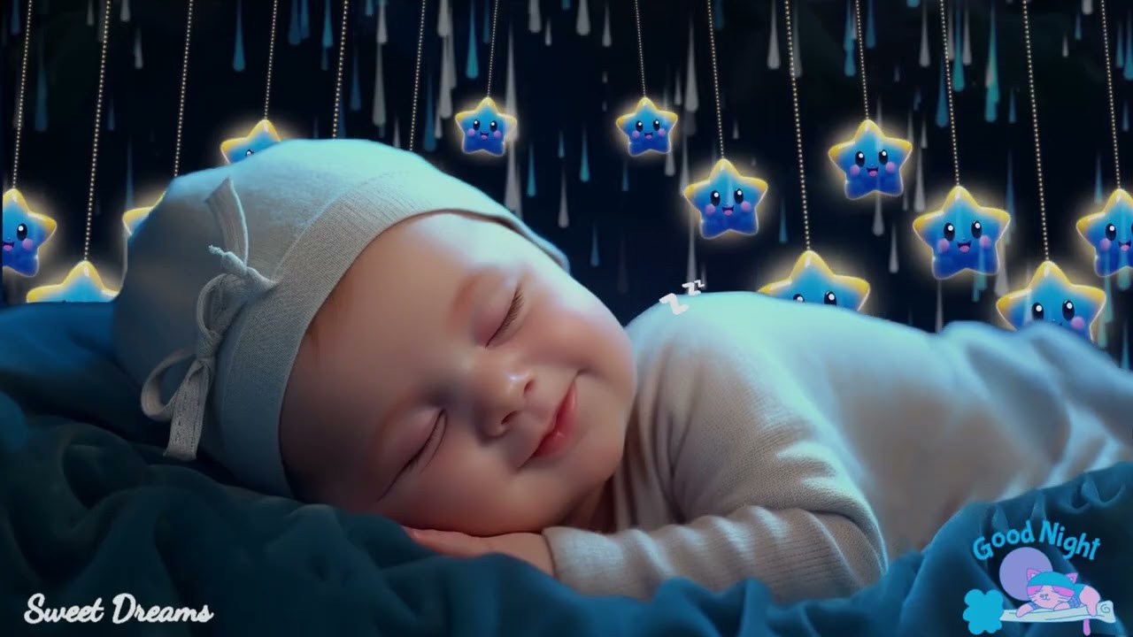 Baby Sleep Music 💕Fall Asleep Peacefully in 3 Minutes 💖 Mozart & Brahms Lullabies for Gentle Sleep