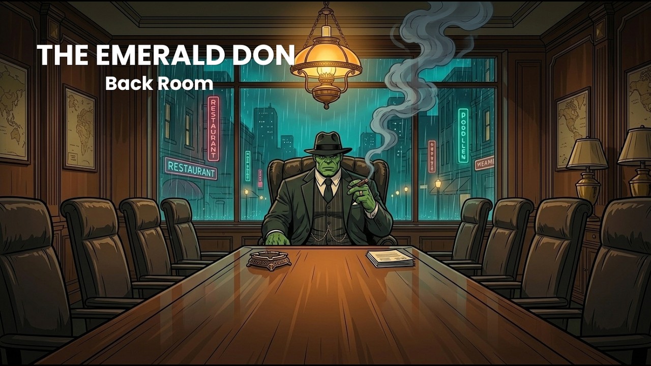 Smoky Jazz Noir 🎷 30 Min Dark Mafia Lounge Music for Study, Work & Focus | Back Room Poker Night