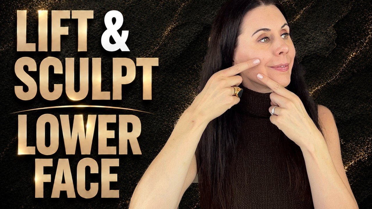 Lift Your Lower Face Naturally Using Fascia Massage (8 Minute Masterclass)