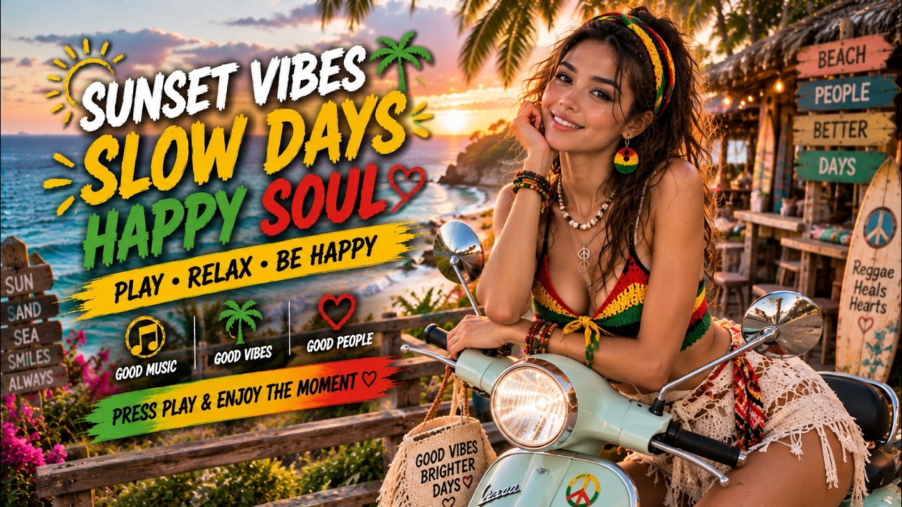 Let Go of the Stress ❤️ Tropical Soul Reggae | Peaceful Healing Music