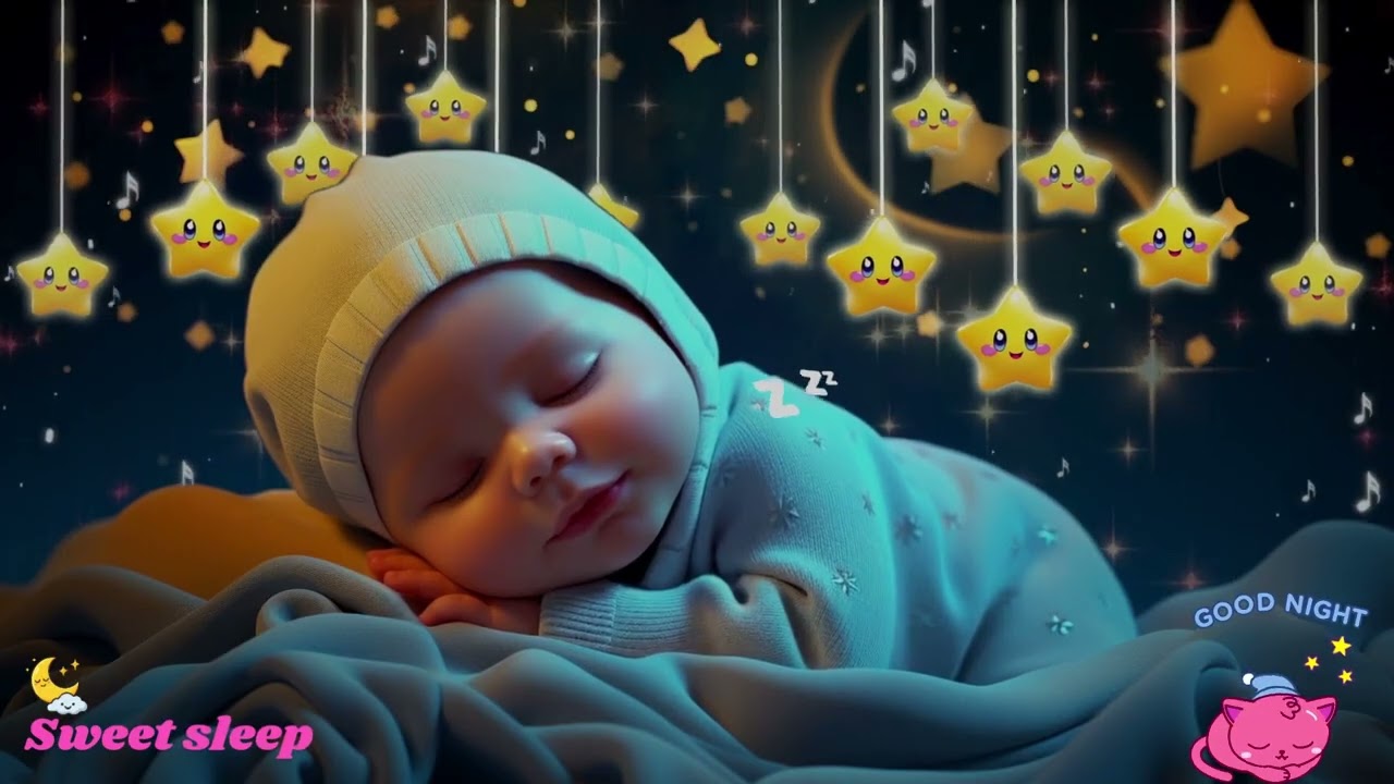 Beautiful Bedtime Music for Peaceful Deep Sleep 🎶 Baby Sleep Music 💤 Mozart & Brahms Lullaby