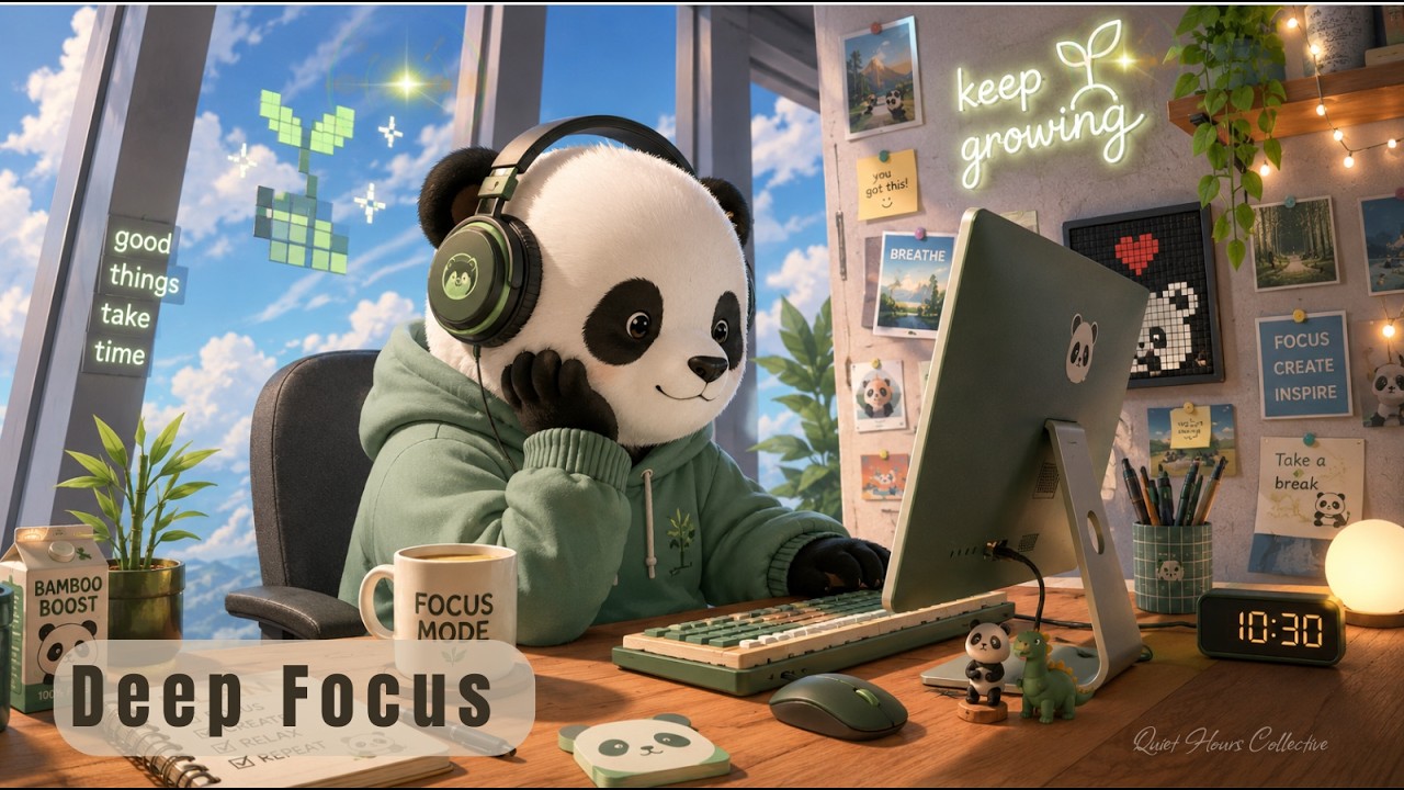 2 Hours Deep Focus Music 🧠 Calm Music for Work, Study & Concentration | Quiet Hours