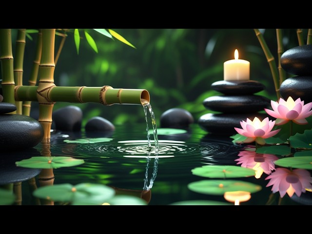 Relaxing Spa Music,Beautiful Peaceful, Calm Music, Meditation, Nature Sounds, Bamboo Water Sounds #3