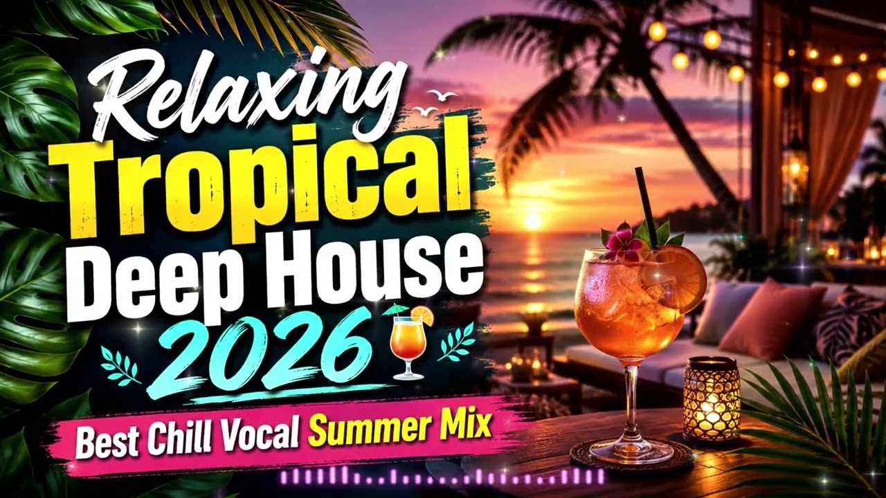 Sunset Yoga Music – Relaxing Tropical Deep House | Tulum Aesthetic